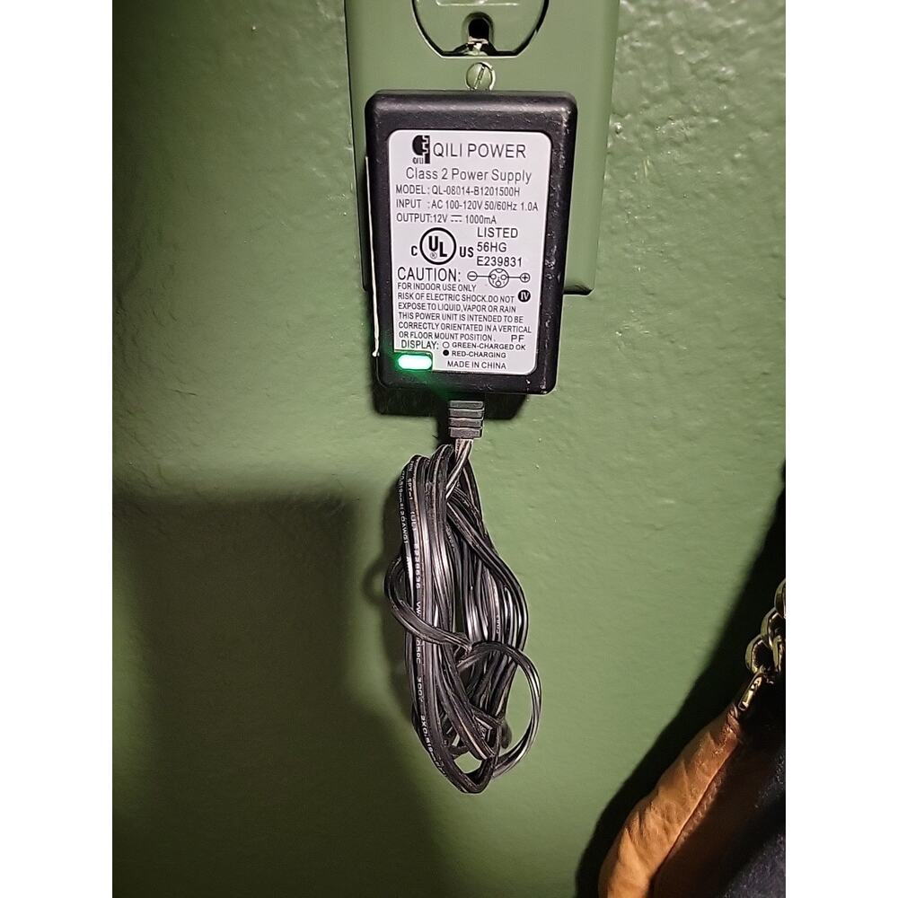 QILI POWER RAZOR SCOOTER AC/DC Adapter Charger Model QL-08014-B1201500H Class 2